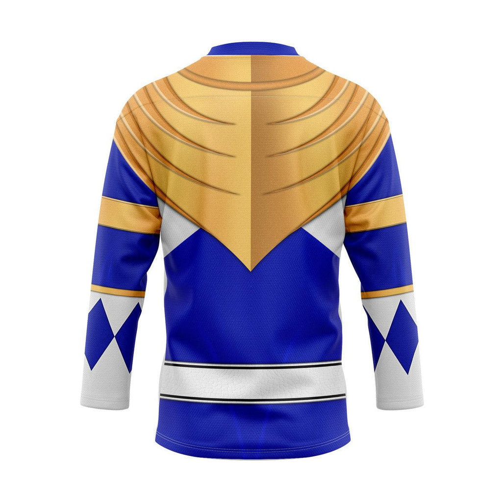 Blue Ranger Dragon Shield Hockey Jersey - Gearhomie.com