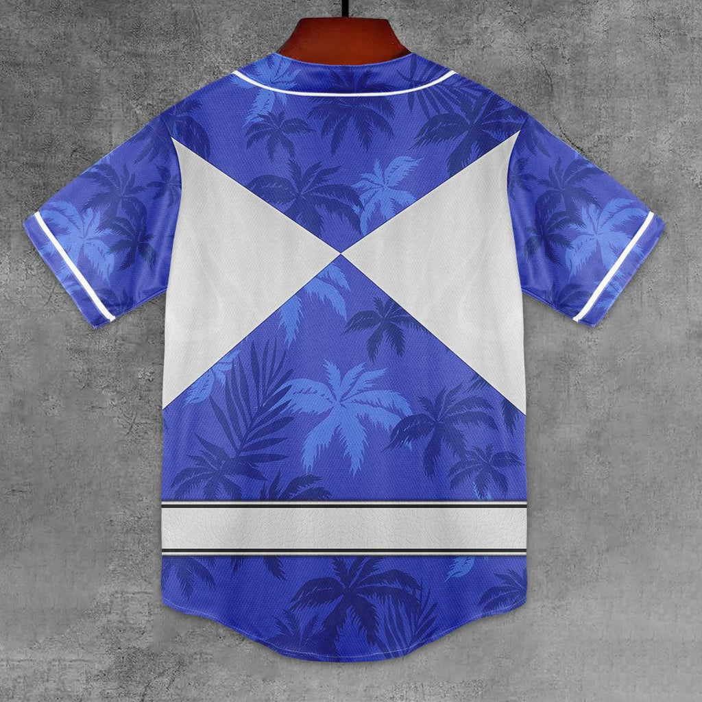 Blue Ranger x Tommy Vercetti MLB Jersey Shirt Beach Shorts - Gearhomie.com