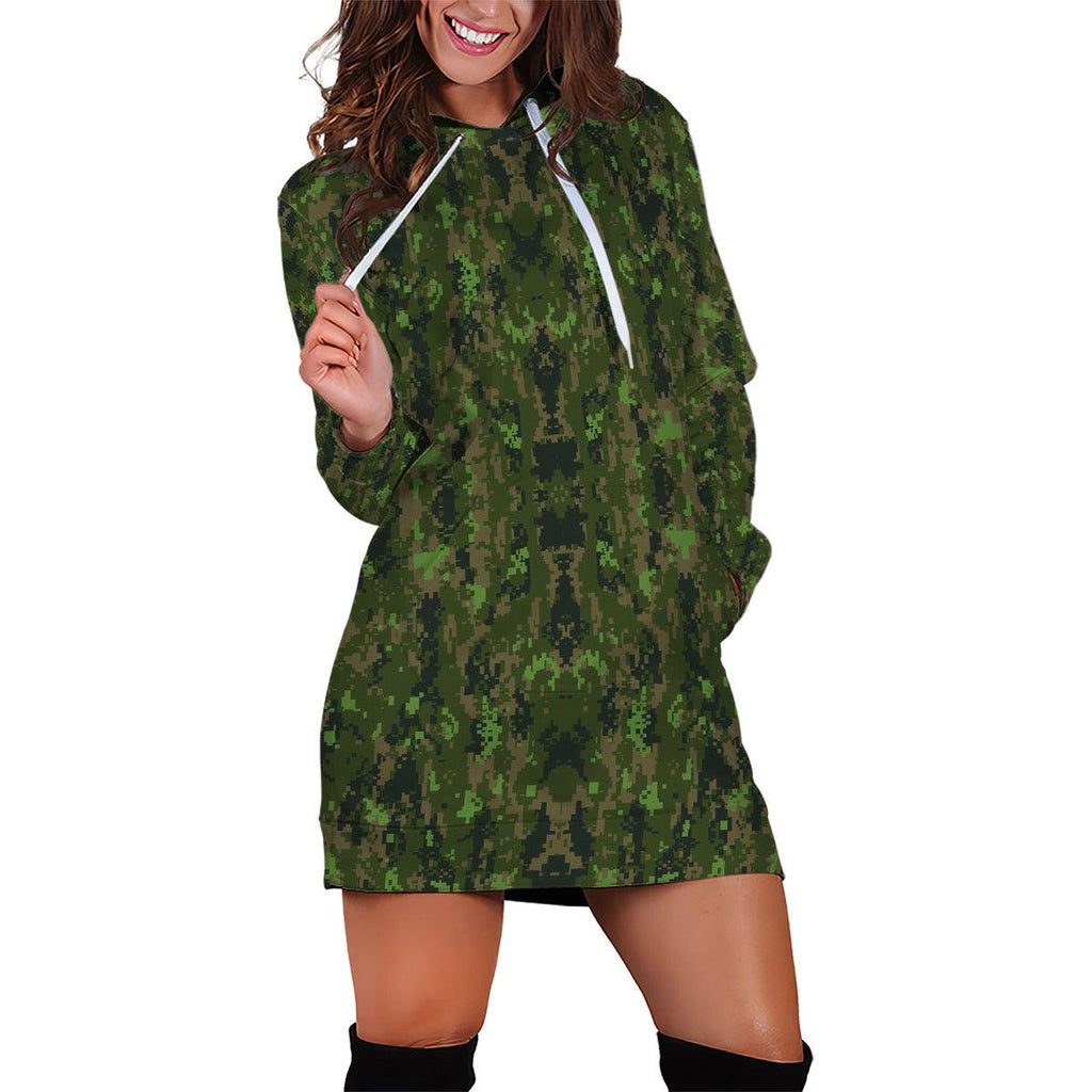 Canadian Disruptive Pattern CADPAT Canadian Armed Forces (CF) Dress Hoodie - DucG
