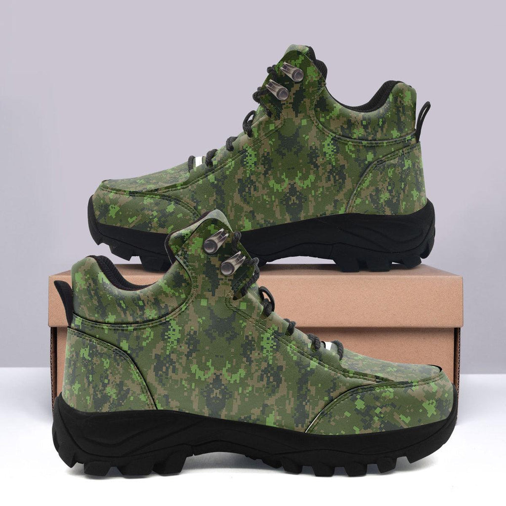 Canadian Disruptive Pattern CADPAT Canadian Armed Forces (CF) Hiking Shoes - DucG