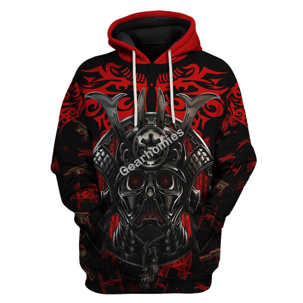 Darth Vader Samurai T-shirt Hoodie Sweatpants Apparel - Gearhomie.com