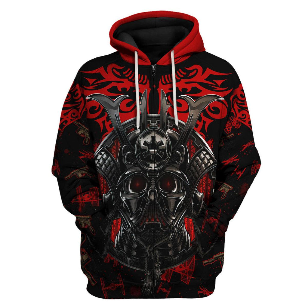 Darth Vader Samurai T-shirt Hoodie Sweatpants Apparel - Gearhomie.com