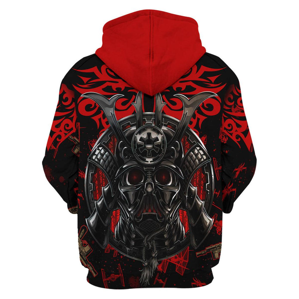 Darth Vader Samurai T-shirt Hoodie Sweatpants Apparel - Gearhomie.com