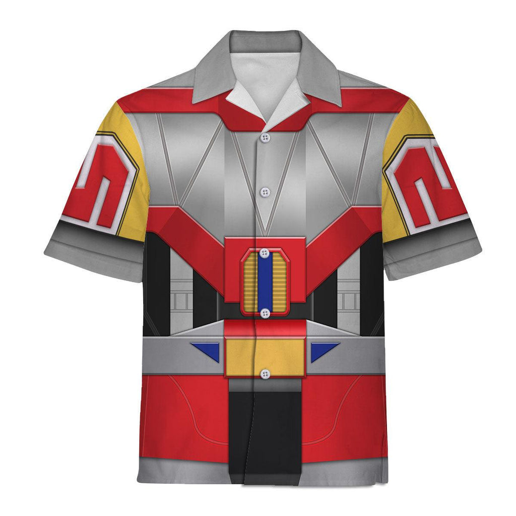 Dino Megazord Mighty Morphin Hoodies Sweatshirt T-shirt Hawaiian - Gearhomie.com