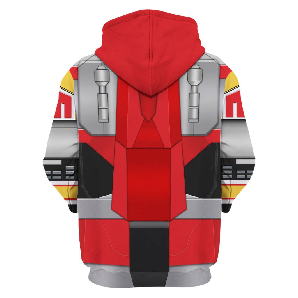 Dino Megazord Mighty Morphin Hoodies Sweatshirt T-shirt Hawaiian - Gearhomie.com