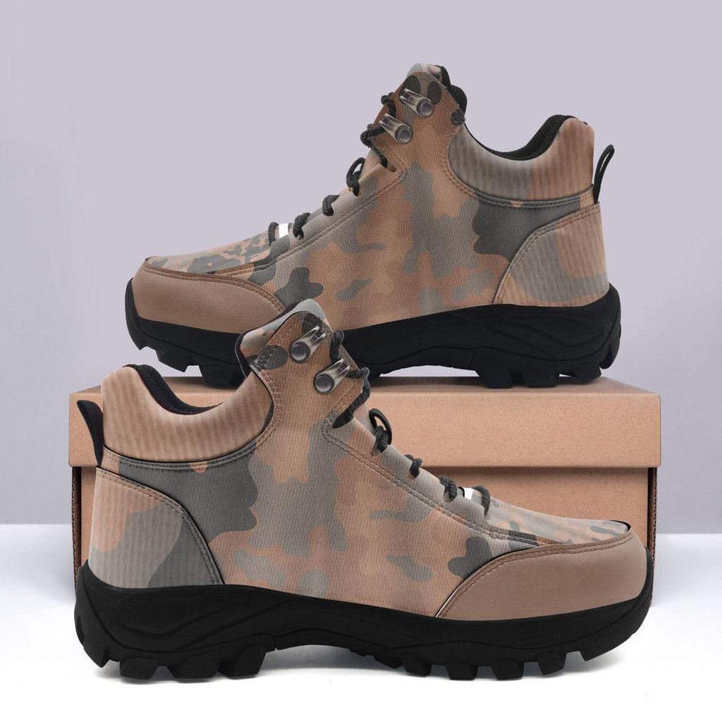 Eichenlaubmuster (Oak leaf A) WWII German Camo Hiking Shoes - DucG