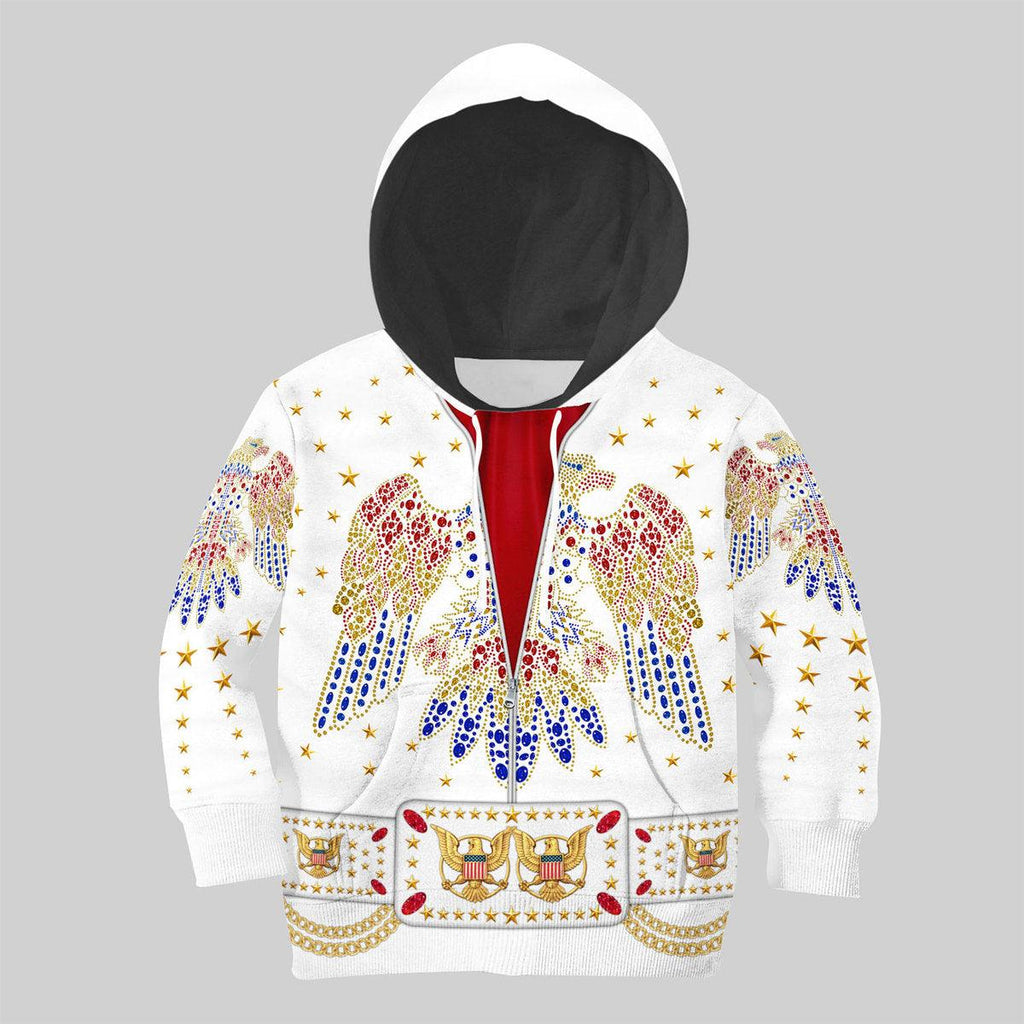 Elvis Costume Kid Hoodie Sweatshirt T-Shirt - Gearhomie.com