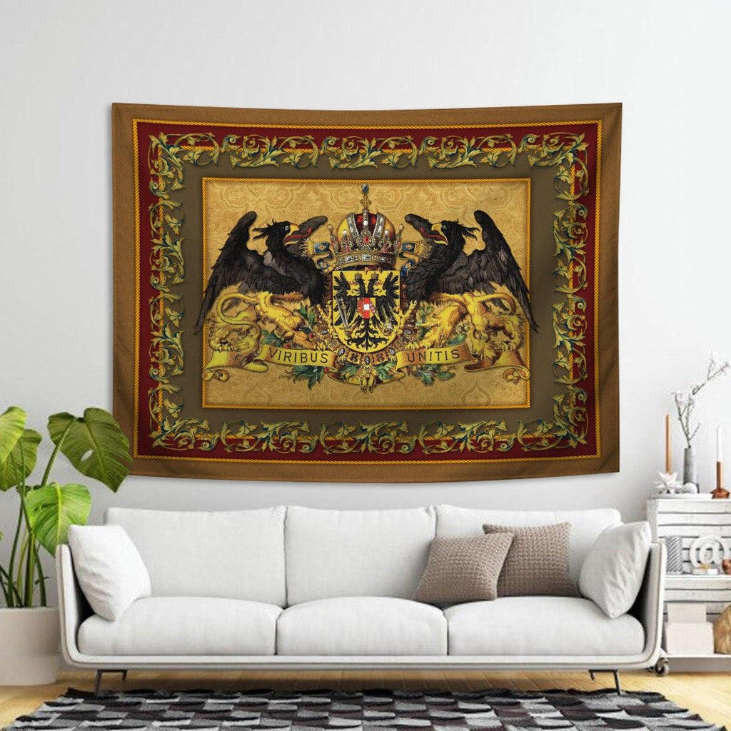 Emperor Franz Joseph I Coat of Arms Tapestry - DucG