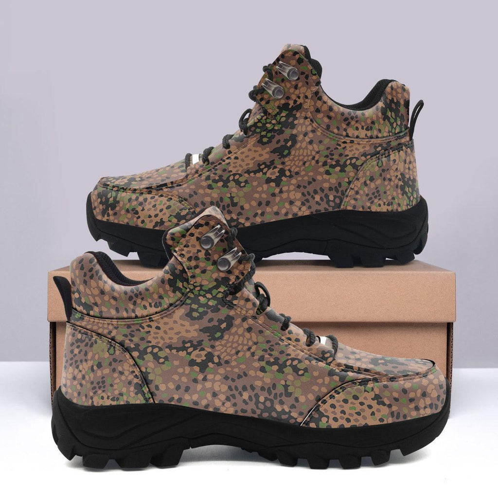 Erbsenmuster German Waffen-SS WWII Pea Dot Camo Patterns Hiking Shoes - DucG