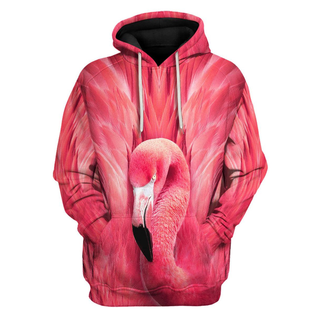 Flamingo 2 Animal Cosplay T-shirt Hoodie Sweatpants Apparel - DucG