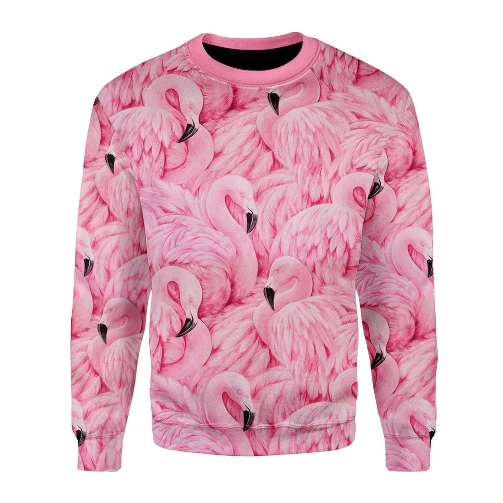 Flamingo Animal Cosplay T-shirt Hoodie Sweatpants Apparel - DucG