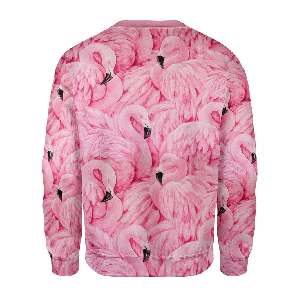 Flamingo Animal Cosplay T-shirt Hoodie Sweatpants Apparel - DucG