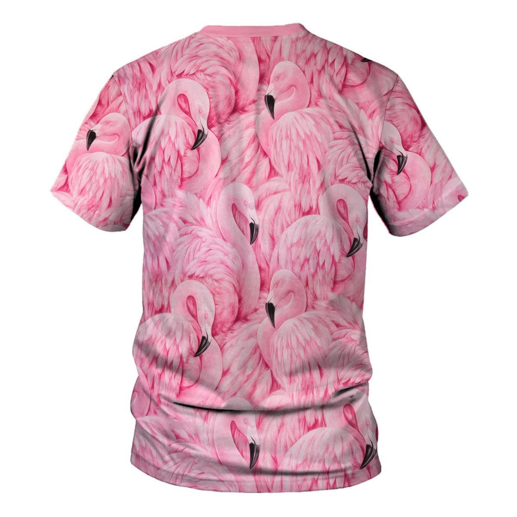 Flamingo Animal Cosplay T-shirt Hoodie Sweatpants Apparel - DucG