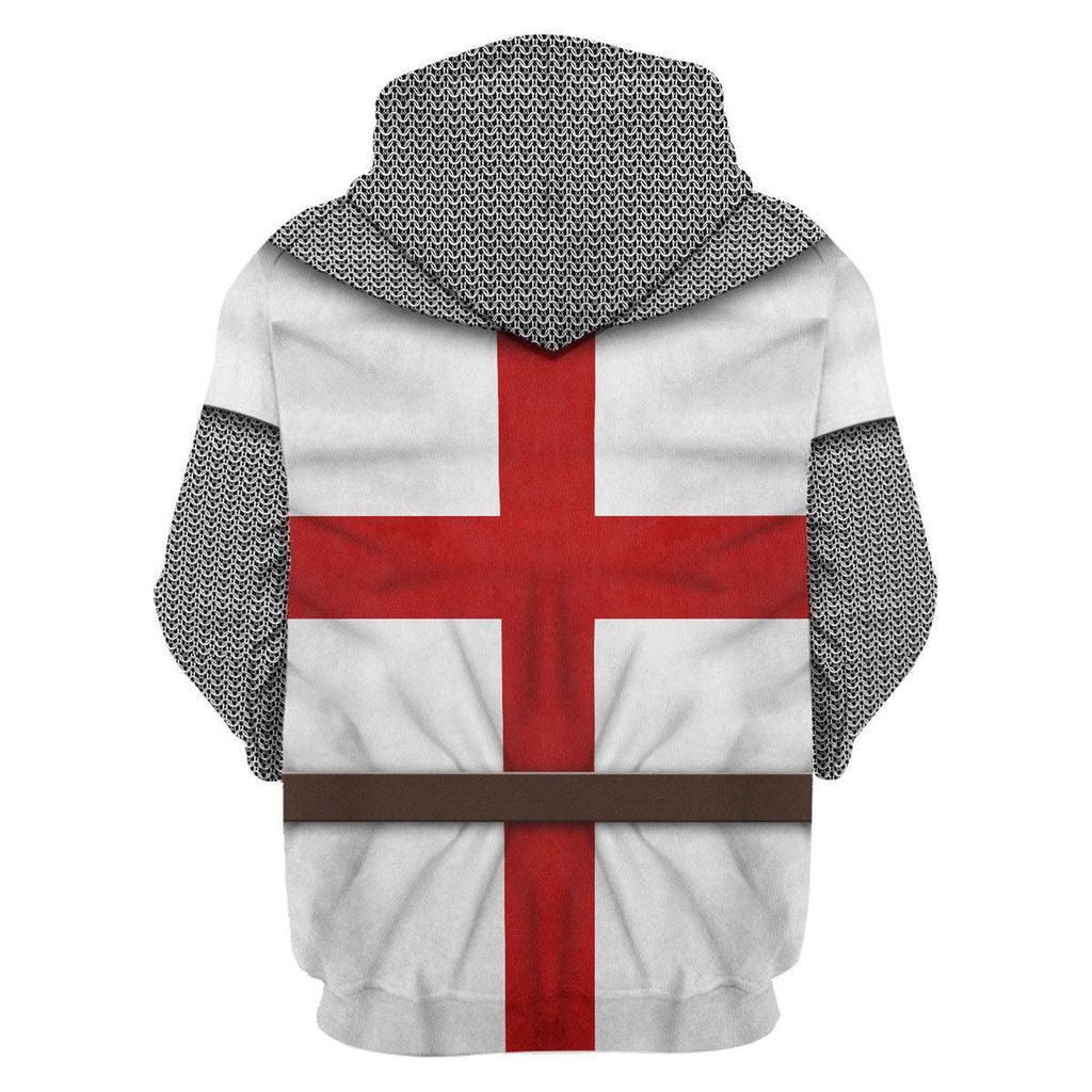 Gearhomie 1189-1192 Templar Knight-String Mail Costume Hoodie Sweatshirt T-Shirt Tracksuit - Gearhomie.com