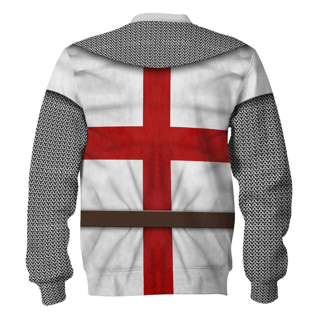 Gearhomie 1189-1192 Templar Knight-String Mail Costume Hoodie Sweatshirt T-Shirt Tracksuit - Gearhomie.com