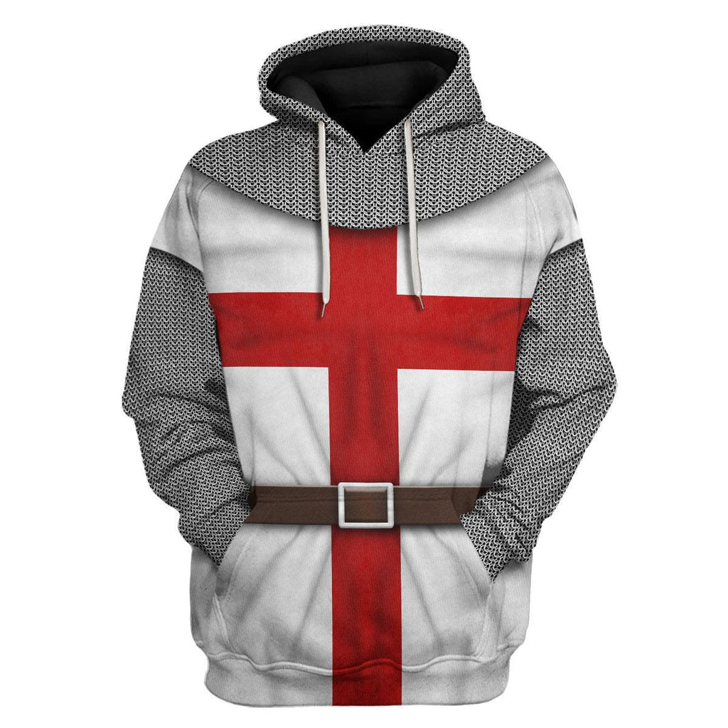 Gearhomie 1189-1192 Templar Knight-String Mail Costume Hoodie Sweatshirt T-Shirt Tracksuit - Gearhomie.com