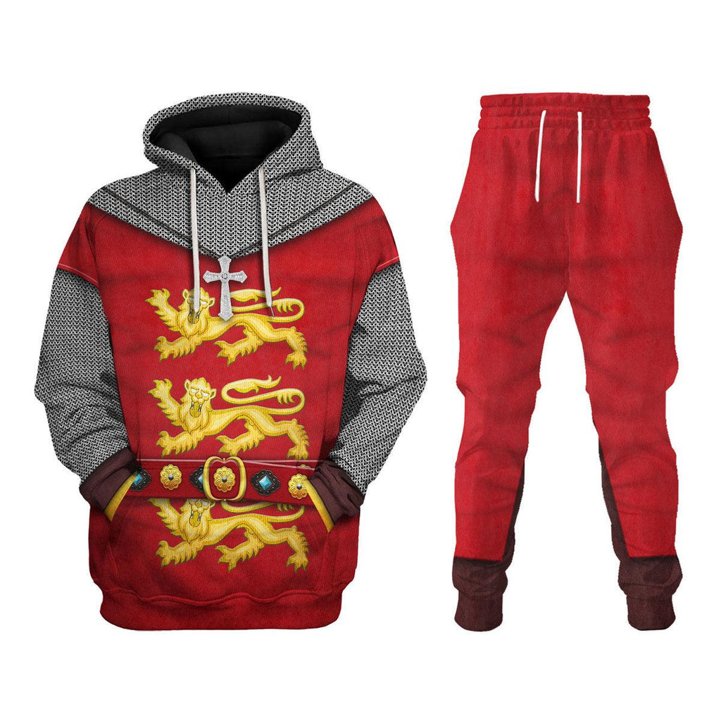 Gearhomie 1189–1192 Crusader King Knights Costume Hoodie Sweatshirt T-Shirt Tracksuit - Gearhomie.com