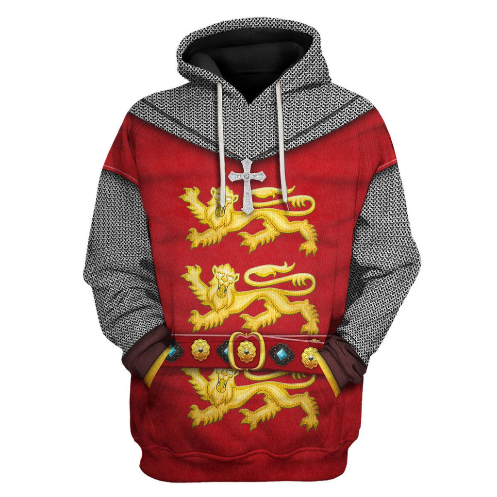 Gearhomie 1189–1192 Crusader King Knights Costume Hoodie Sweatshirt T-Shirt Tracksuit - Gearhomie.com