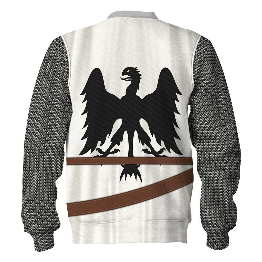 Gearhomie 12th Century German Knight Costume Hoodie Sweatshirt T-Shirt Tracksuit - Gearhomie.com