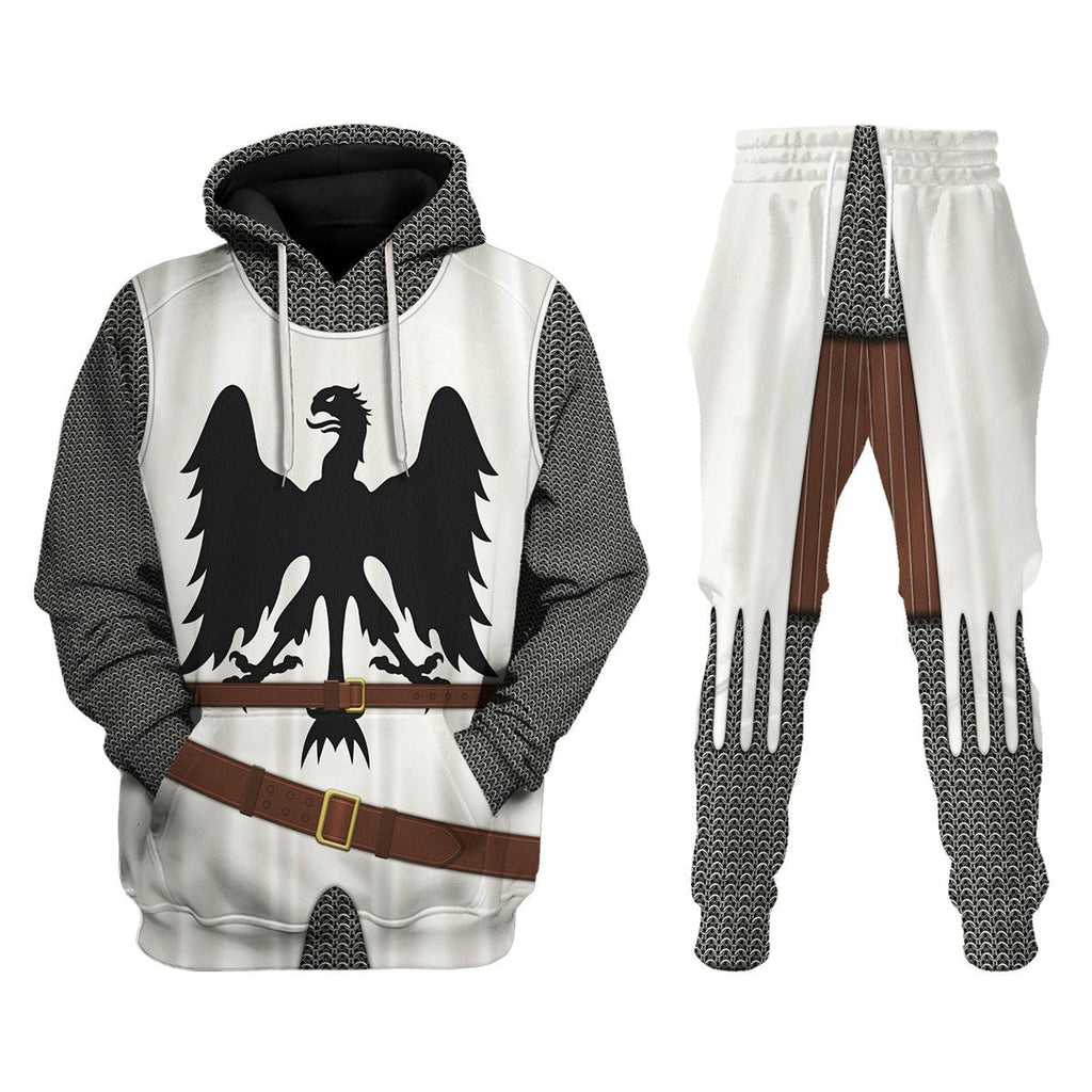 Gearhomie 12th Century German Knight Costume Hoodie Sweatshirt T-Shirt Tracksuit - Gearhomie.com