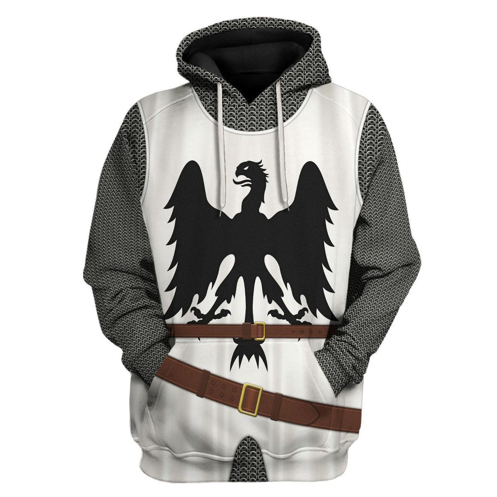 Gearhomie 12th Century German Knight Costume Hoodie Sweatshirt T-Shirt Tracksuit - Gearhomie.com