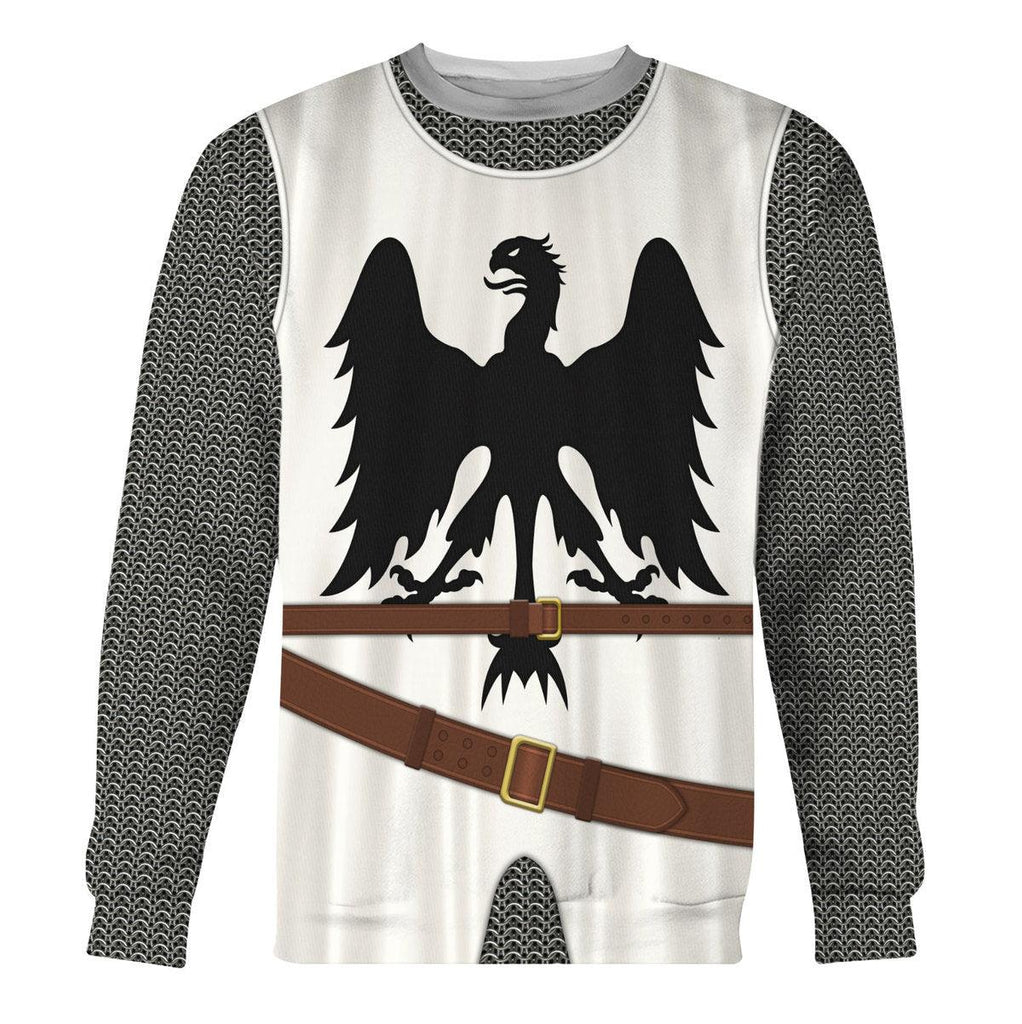 Gearhomie 12th Century German Knight Costume Hoodie Sweatshirt T-Shirt Tracksuit - Gearhomie.com