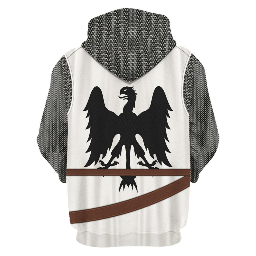 Gearhomie 12th Century German Knight Costume Hoodie Sweatshirt T-Shirt Tracksuit - Gearhomie.com