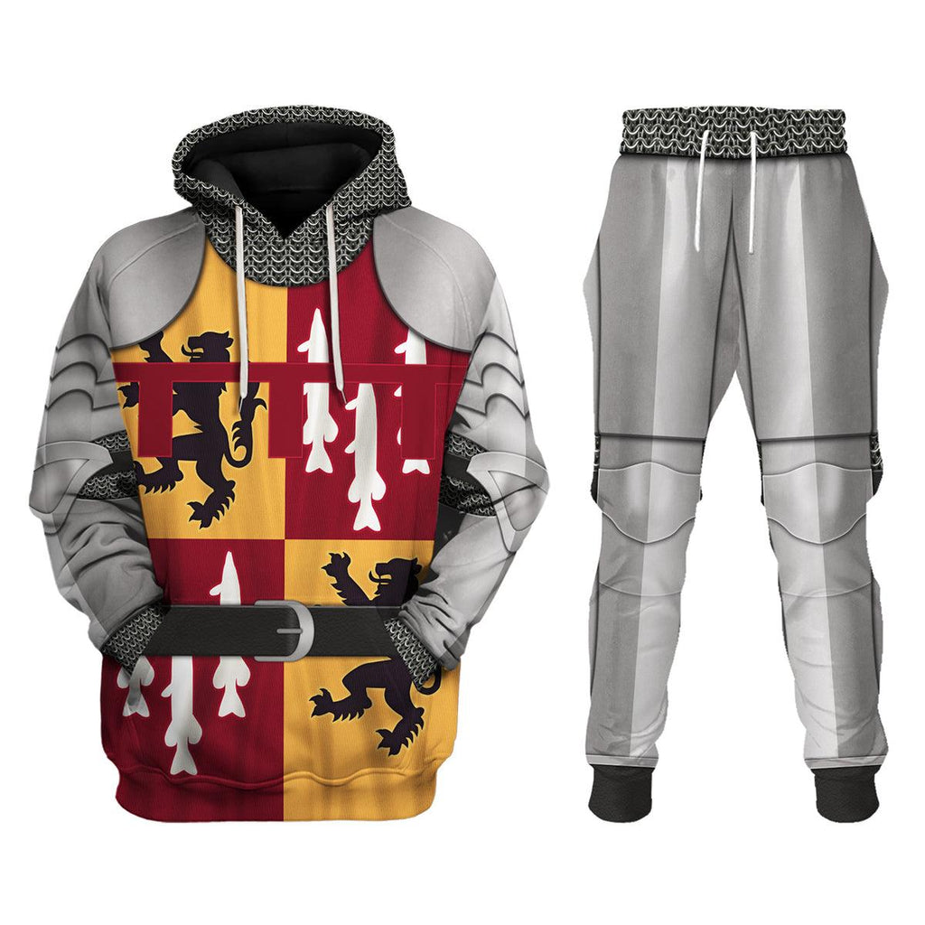 Gearhomie 14C-Sir Henry Percy Hotspur Amour Knights Costume Hoodie Sweatshirt T-Shirt Tracksuit - Gearhomie.com