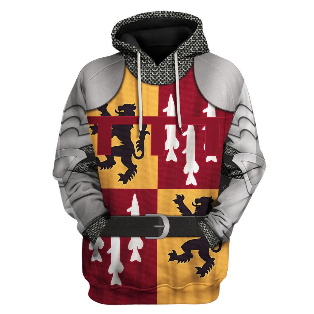 Gearhomie 14C-Sir Henry Percy Hotspur Amour Knights Costume Hoodie Sweatshirt T-Shirt Tracksuit - Gearhomie.com