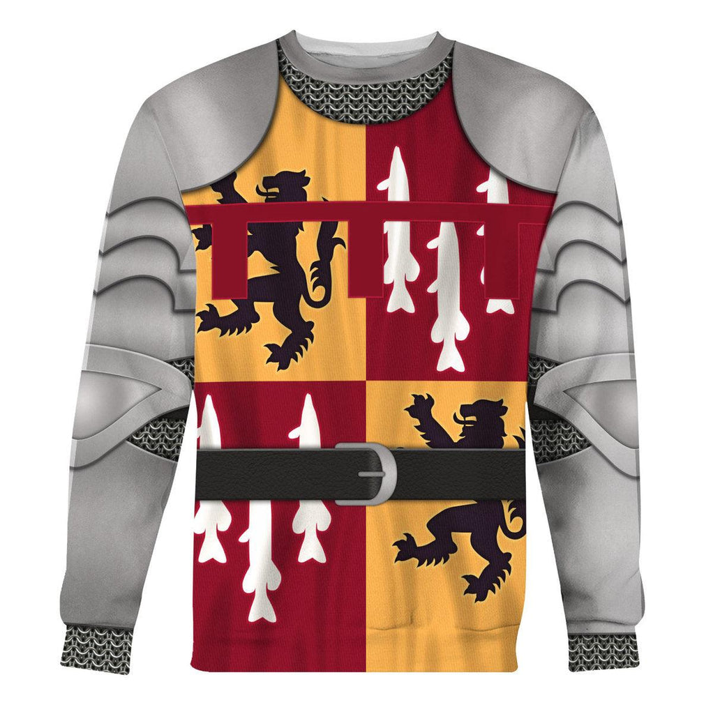 Gearhomie 14C-Sir Henry Percy Hotspur Amour Knights Costume Hoodie Sweatshirt T-Shirt Tracksuit - Gearhomie.com