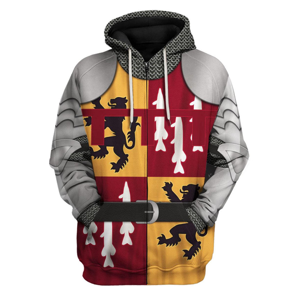 Gearhomie 14C-Sir Henry Percy Hotspur Amour Knights Costume Hoodie Sweatshirt T-Shirt Tracksuit - Gearhomie.com