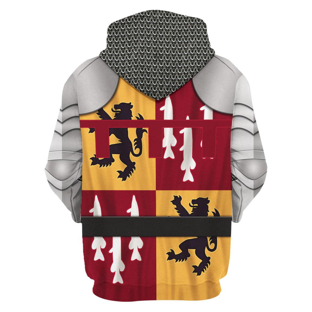 Gearhomie 14C-Sir Henry Percy Hotspur Amour Knights Costume Hoodie Sweatshirt T-Shirt Tracksuit - Gearhomie.com