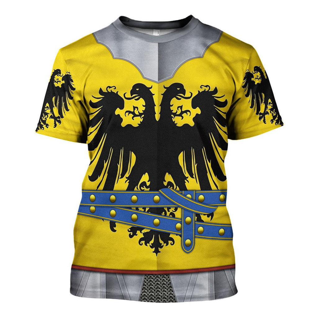 Gearhomie 15th Century Holy Roman Empire Knight Costume Hoodie Sweatshirt T-Shirt Tracksuit - Gearhomie.com