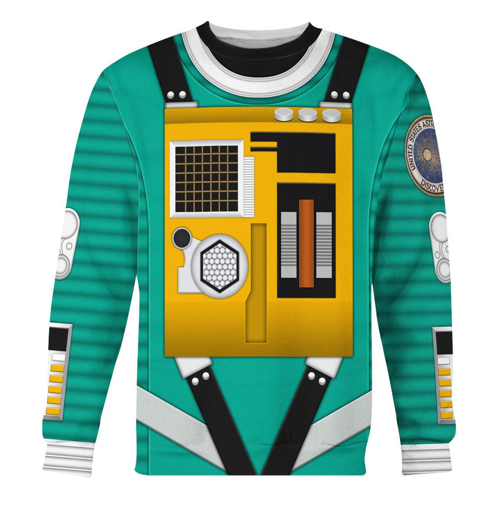 Gearhomie 2001: Space Odyssey Iconic Costume Green Hoodie Sweatshirt T-Shirt Sweatpants - Gearhomie.com