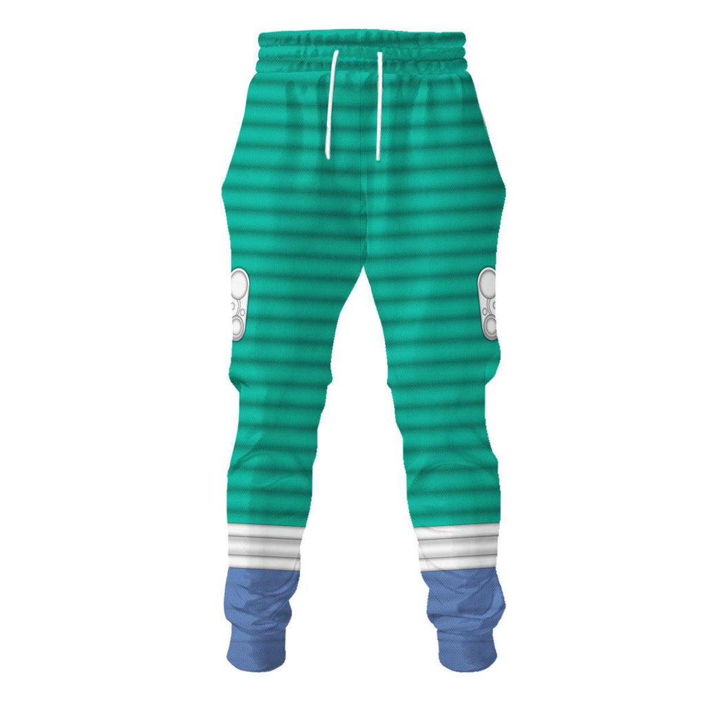 Gearhomie 2001: Space Odyssey Iconic Costume Green Hoodie Sweatshirt T-Shirt Sweatpants - Gearhomie.com