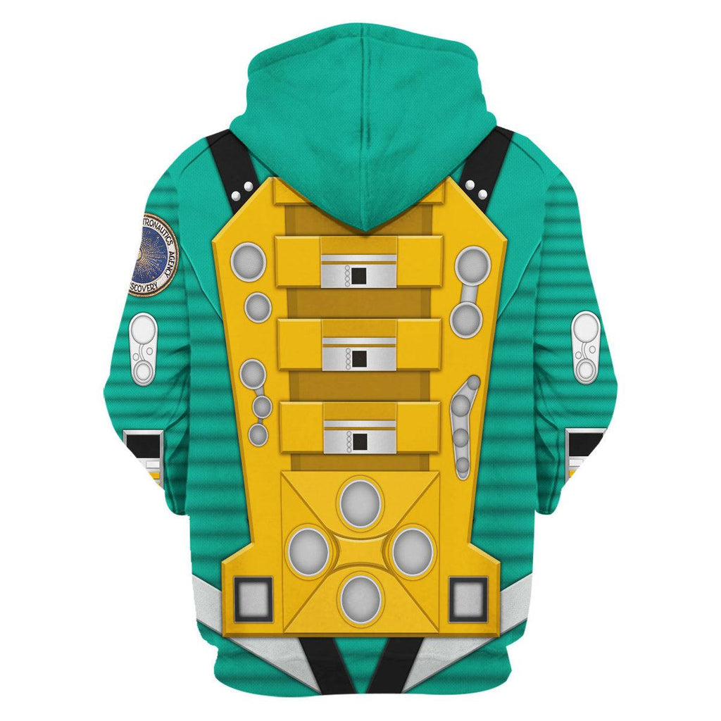 Gearhomie 2001: Space Odyssey Iconic Costume Green Hoodie Sweatshirt T-Shirt Sweatpants - Gearhomie.com