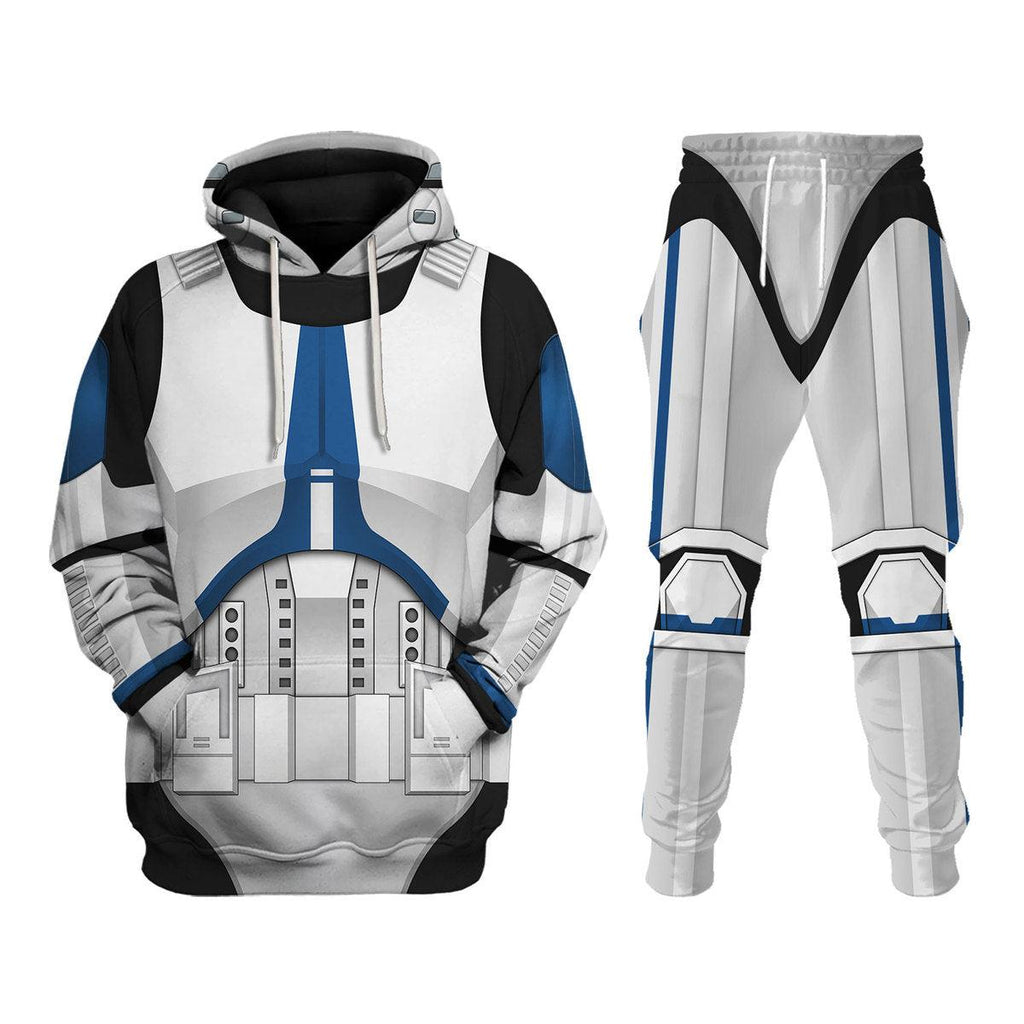 Gearhomie 501st Clone Trooper Costume Hoodie Sweatshirt T-Shirt Sweatpants - Gearhomie.com