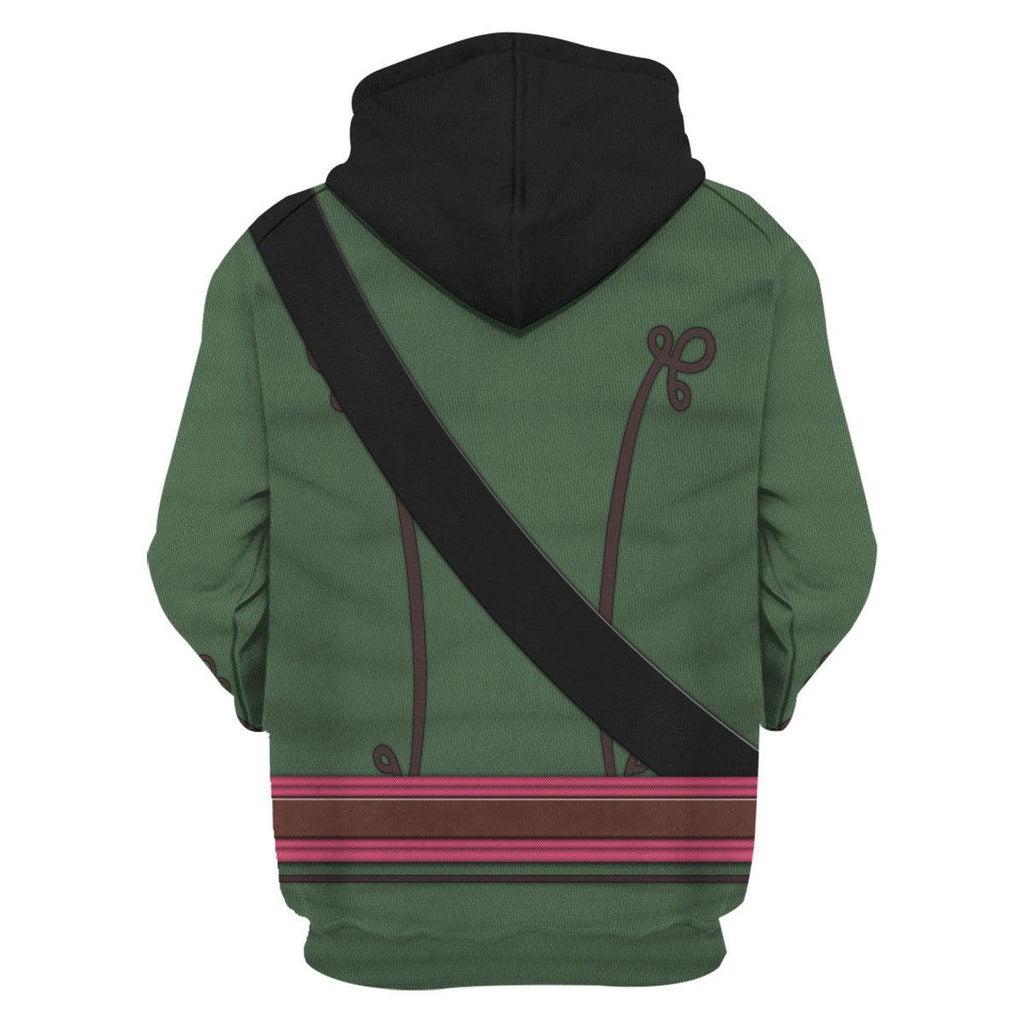 Gearhomie 95th Rifles Uniform British Army Captain All Over Print Hoodie Sweatshirt T-Shirt Tracksuit - Gearhomie.com