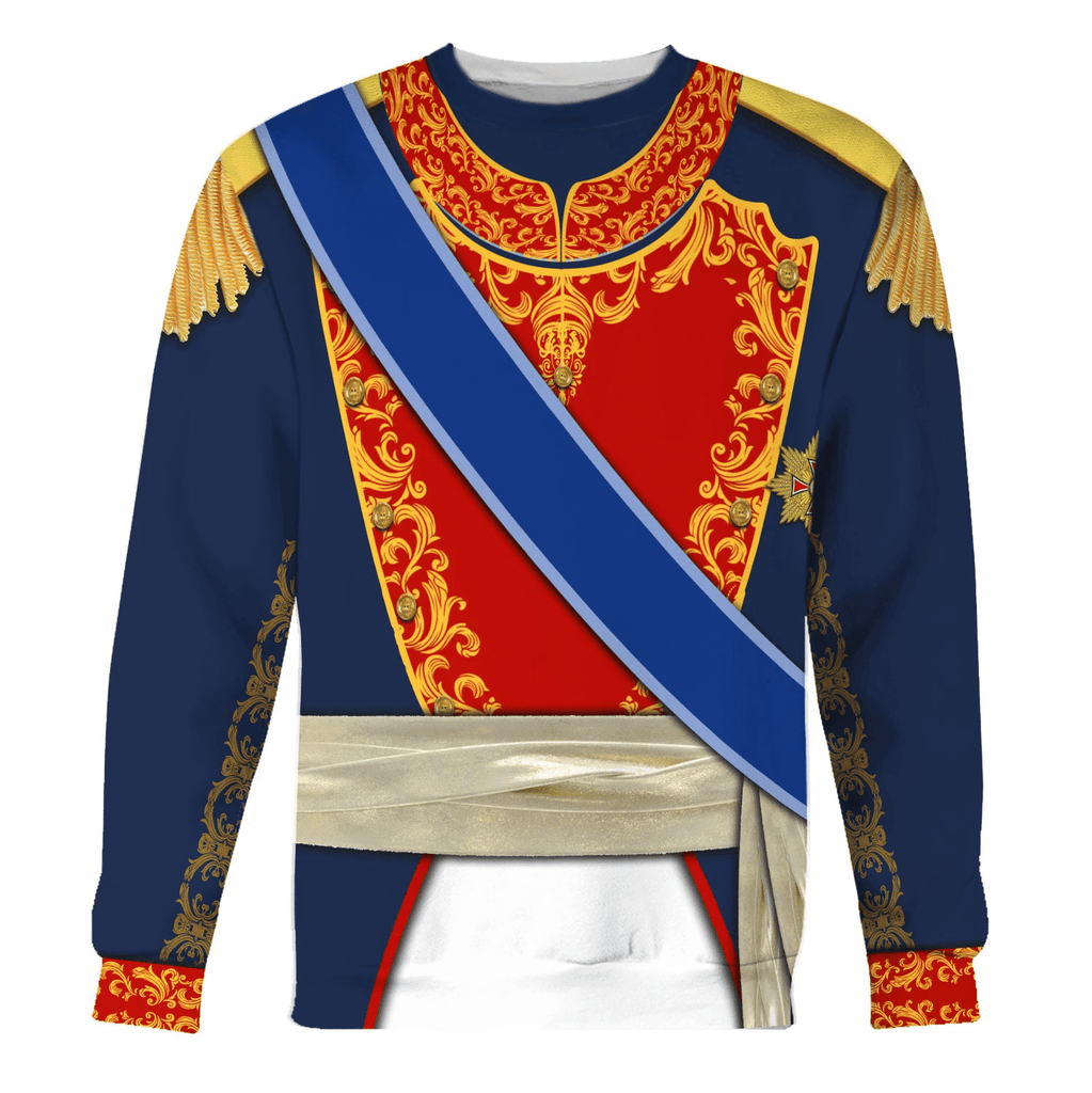 Gearhomie Agustin de Iturbide, Augustine of Mexico Costume Hoodie Sweatshirt T-Shirt Tracksuit - Gearhomie.com