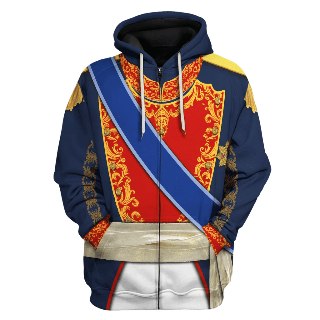 Gearhomie Agustin de Iturbide, Augustine of Mexico Costume Hoodie Sweatshirt T-Shirt Tracksuit - Gearhomie.com