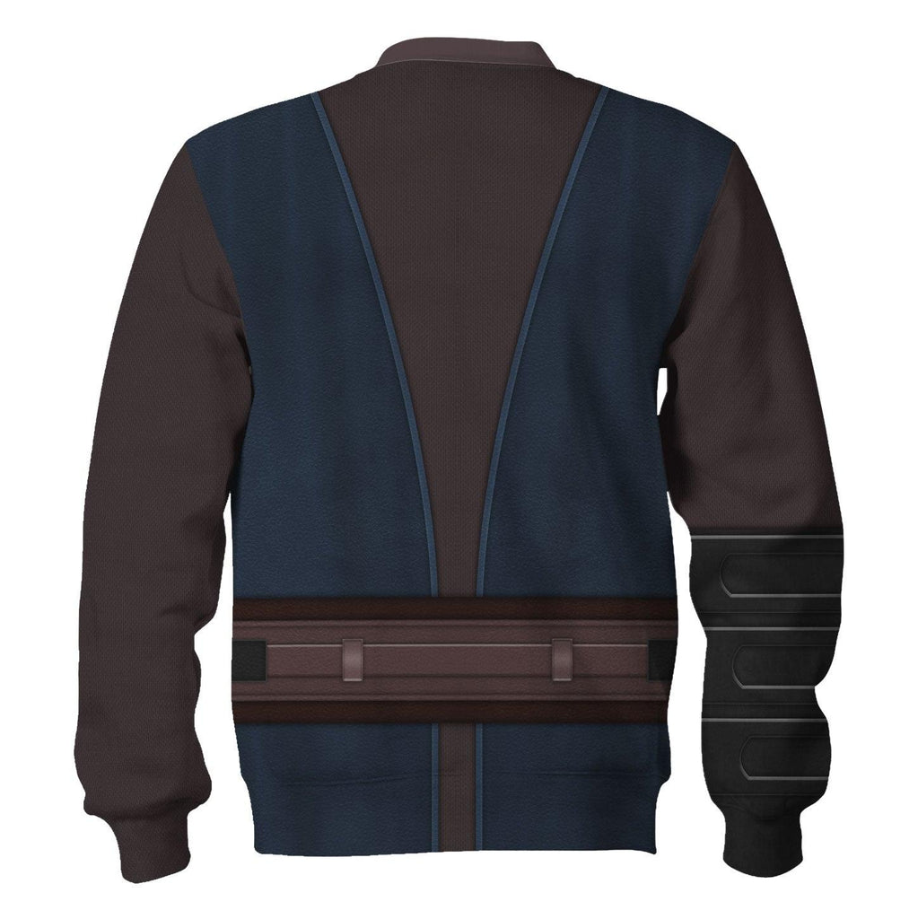 Gearhomie Anakin Skywalker's Jedi Robes Costume Hoodie Sweatshirt T-Shirt Sweatpants - Gearhomie.com