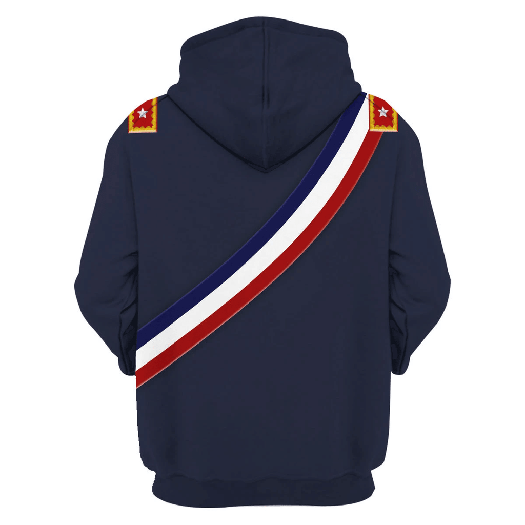 Gearhomie Augusto Pinochet 29th President Of Chile Costume Hoodie Sweatshirt T-Shirt Tracksuit - Gearhomie.com