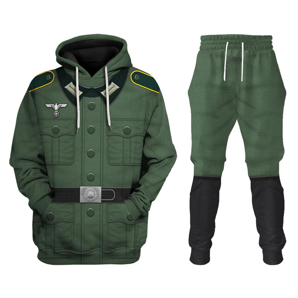 Gearhomie Basic German Army Uniform- Pattern- Private Soldier Costume Hoodie Sweatshirt T-Shirt Tracksuit - Gearhomie.com