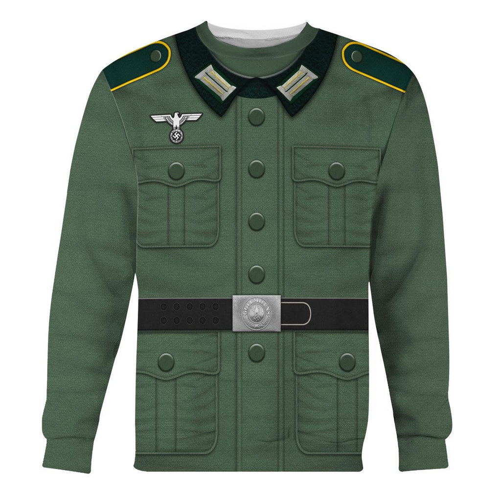 Gearhomie Basic German Army Uniform- Pattern- Private Soldier Costume Hoodie Sweatshirt T-Shirt Tracksuit - Gearhomie.com