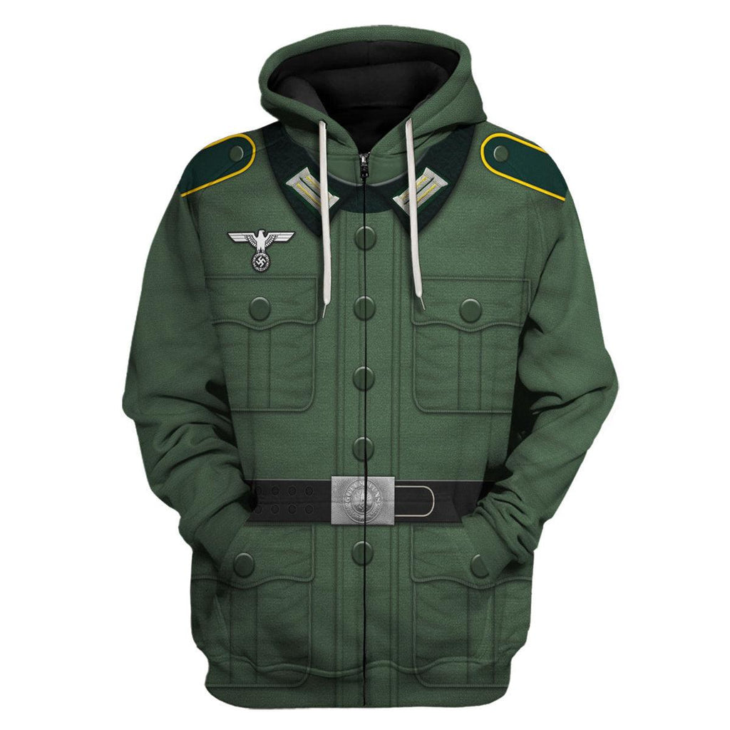 Gearhomie Basic German Army Uniform- Pattern- Private Soldier Costume Hoodie Sweatshirt T-Shirt Tracksuit - Gearhomie.com