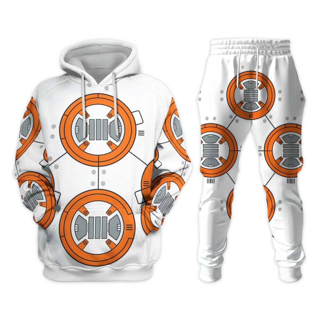 Gearhomie BB 8 Robot Costume Hoodie Sweatshirt T-Shirt Sweatpants - Gearhomie.com