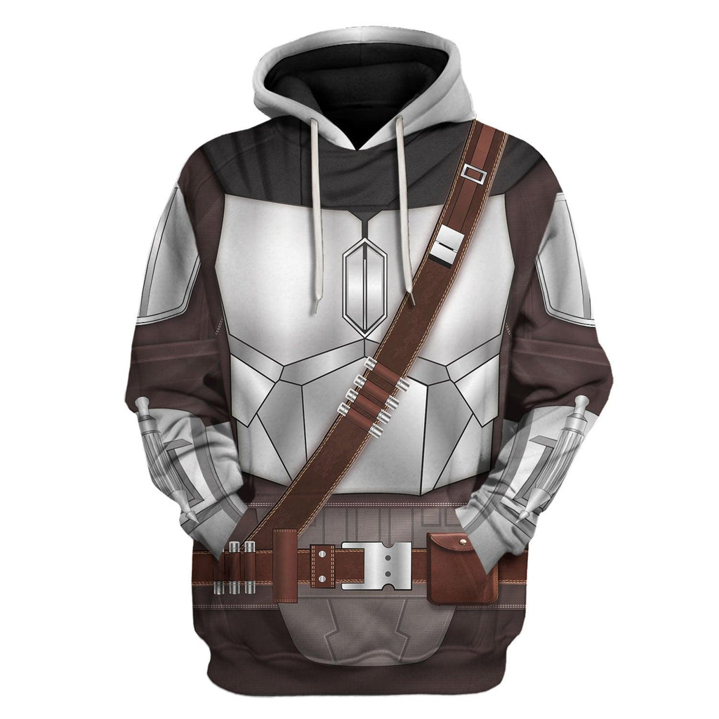 Gearhomie Beskar Mandalorian Costume Hoodie Sweatshirt T-Shirt Sweatpants - DucG