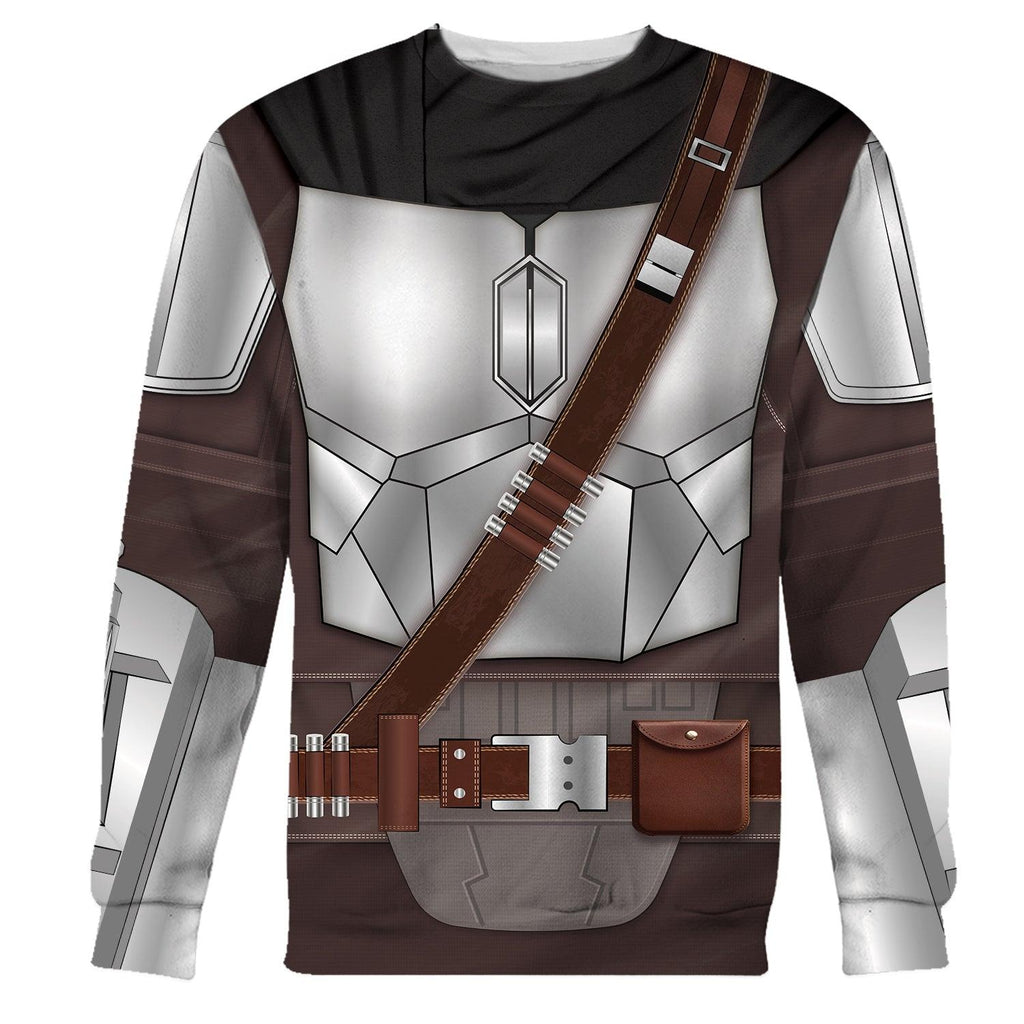 Gearhomie Beskar Mandalorian Costume Hoodie Sweatshirt T-Shirt Sweatpants - DucG