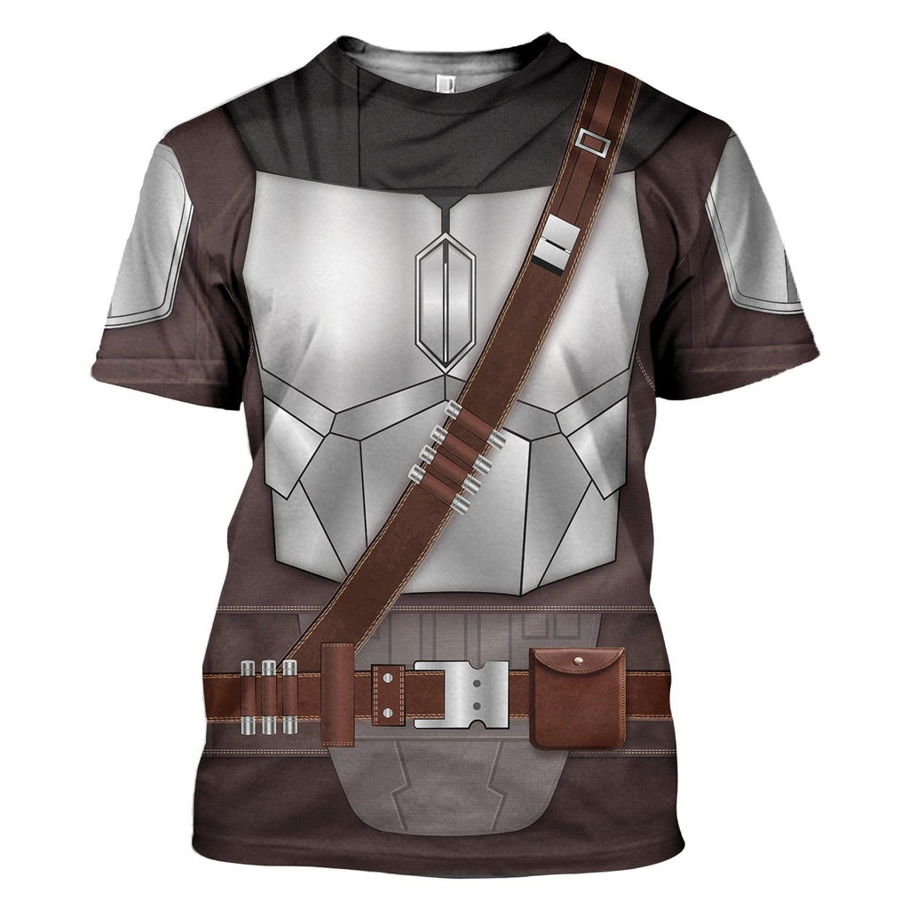 Gearhomie Beskar Mandalorian Costume Hoodie Sweatshirt T-Shirt Sweatpants - DucG