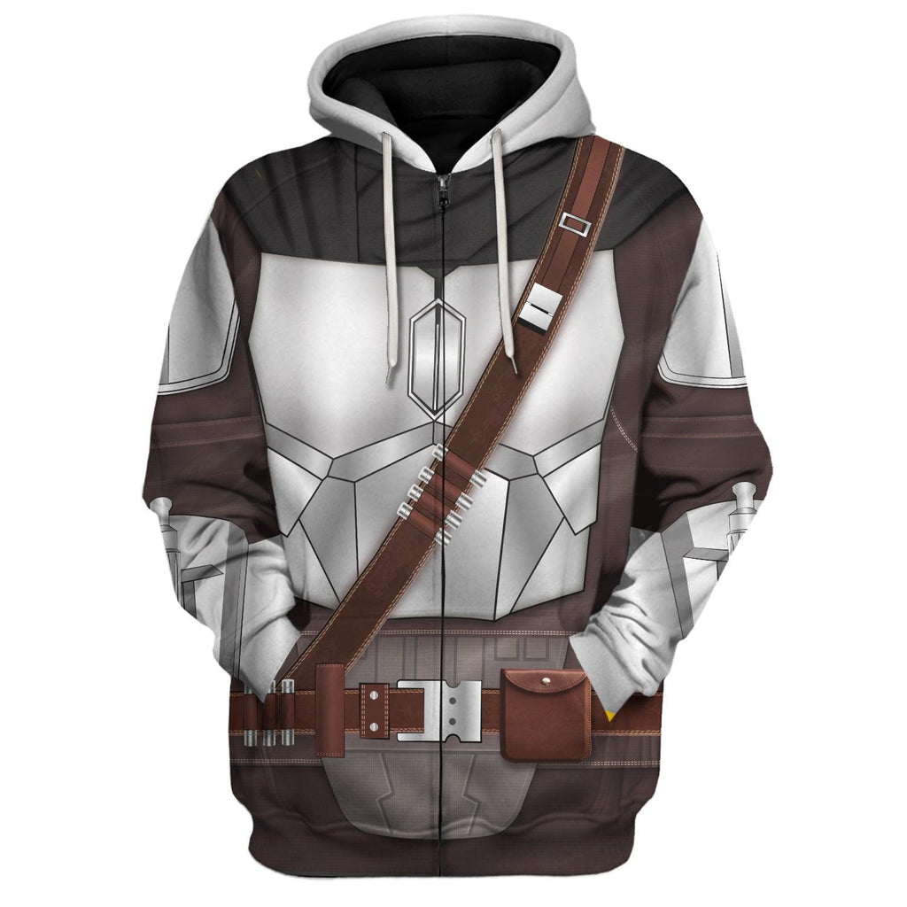 Gearhomie Beskar Mandalorian Costume Hoodie Sweatshirt T-Shirt Sweatpants - DucG